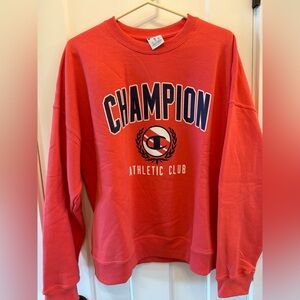 Champion Coral Crewneck Sweatshirt